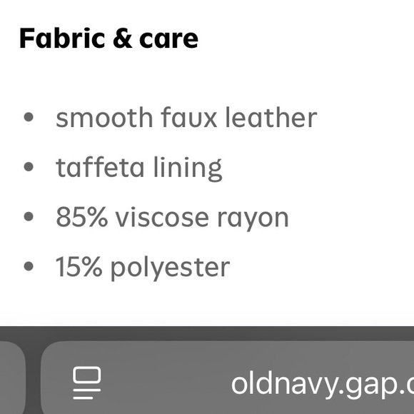 Old Navy Women's Black Leather Jacket - Picture 4 of 11